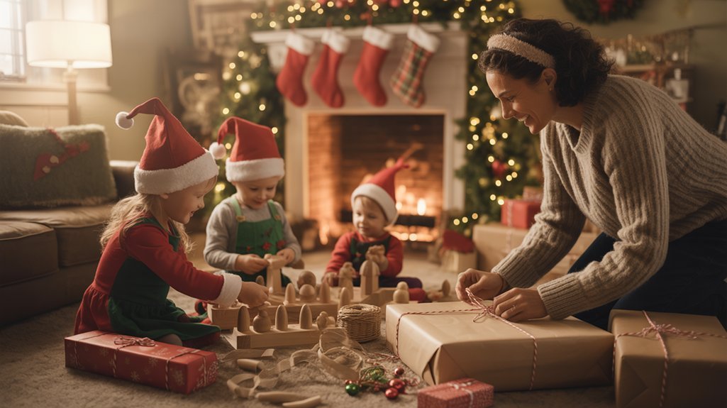 santa s workshop gift preparation