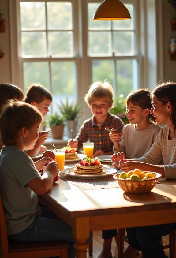 screen free breakfast conversations matter