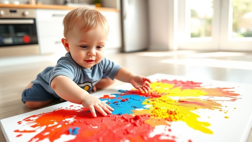 sensory art activities at home