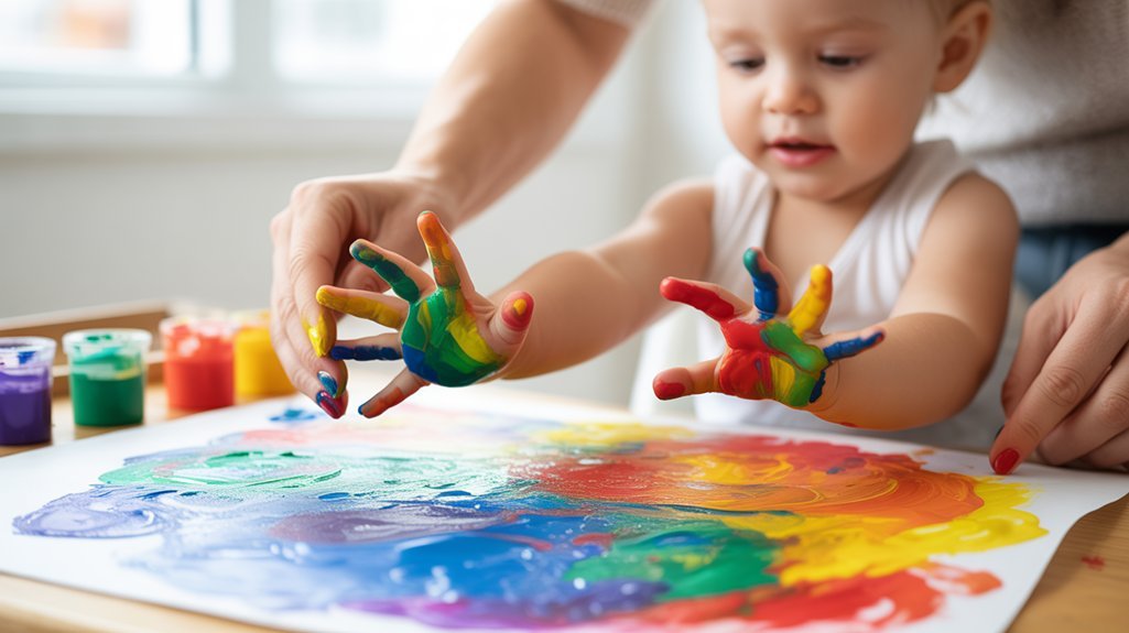 sensory art enhances development