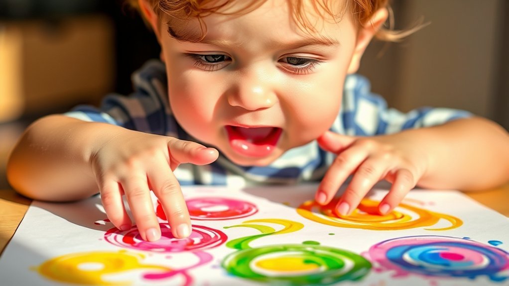 sensory art enhances vocabulary
