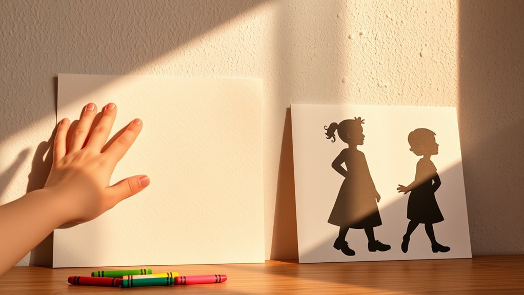 shadow tracing artistic exploration