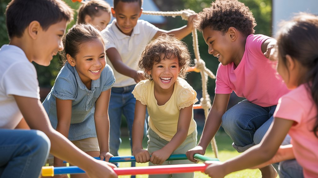 sibling outdoor team activities