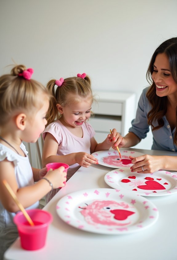 silly paper plate portraits