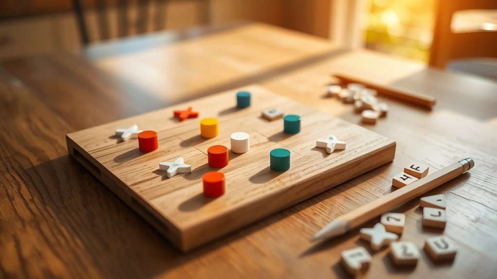 spelling based tic tac toe game