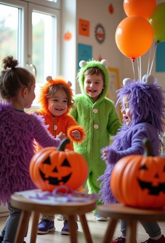 spooky monster musical chairs