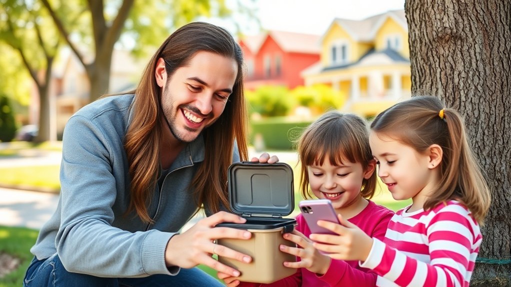 start with nearby caches