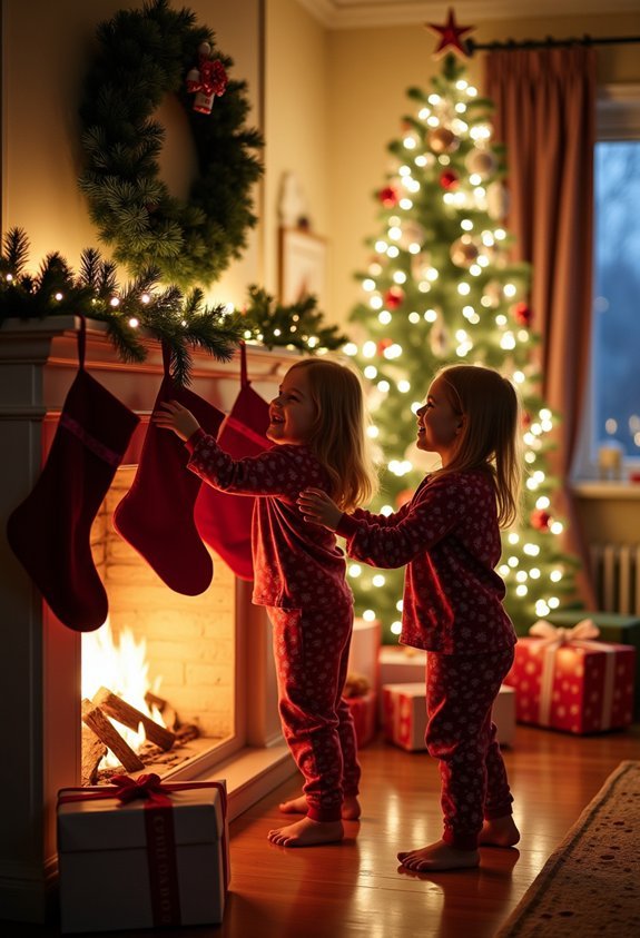 stockings enhance gift anticipation