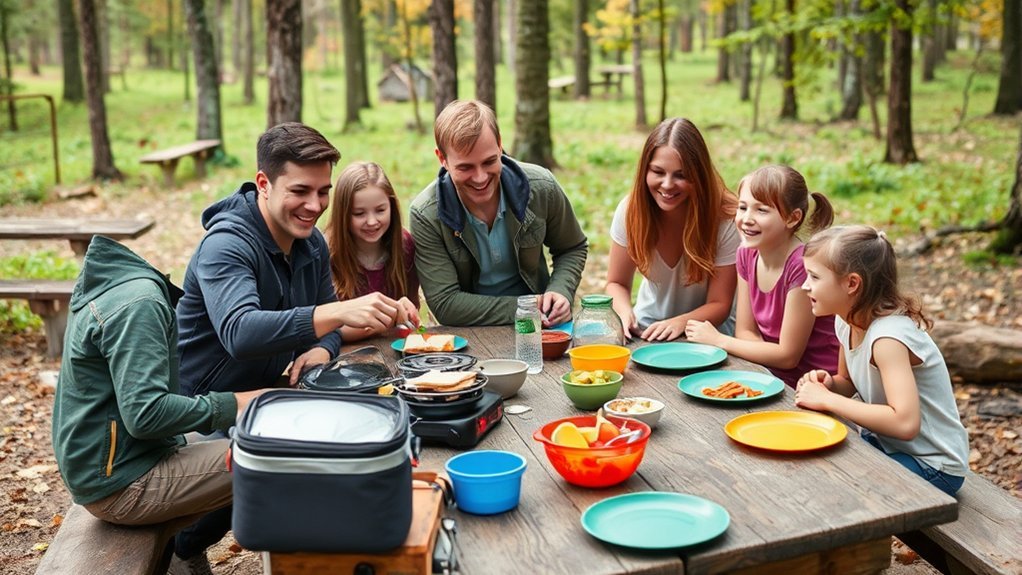 stress free camping meal prep