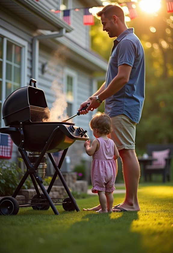 supervise kids around grills