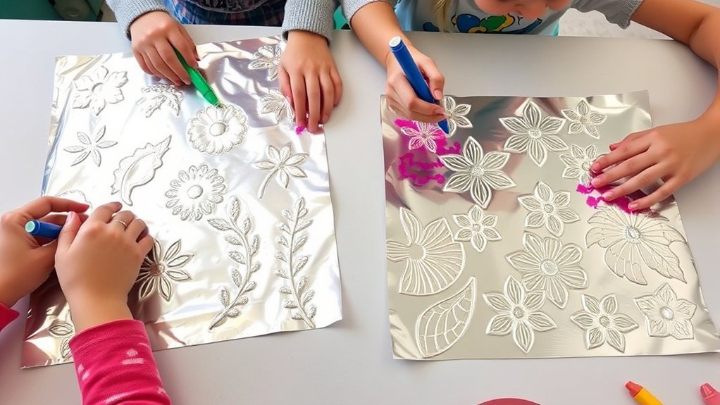 tin foil art project