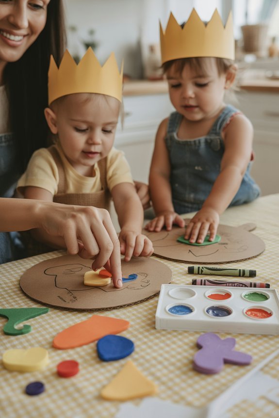 toddler crafts with minimal mess