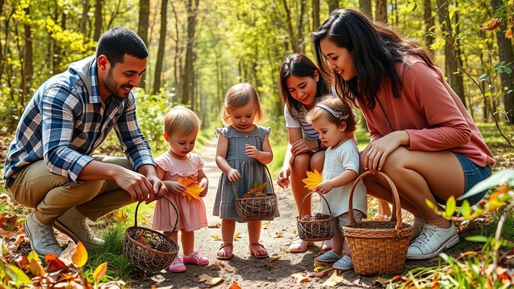 toddler friendly nature scavenger hunts