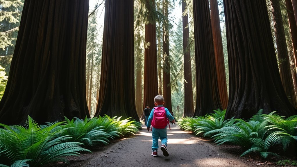 toddler friendly redwood trail
