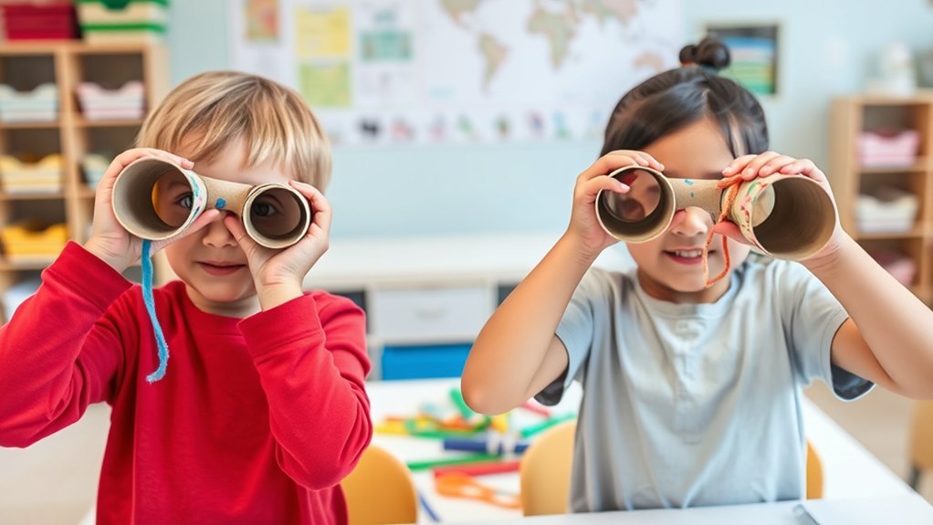 toilet paper binoculars craft