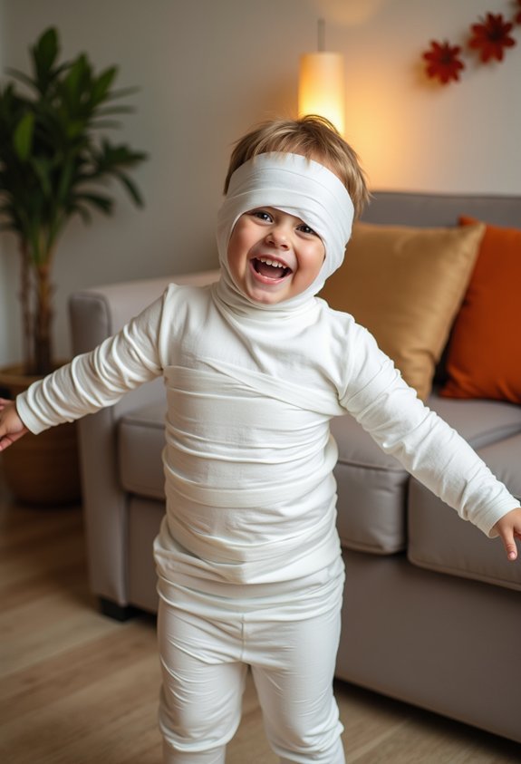toilet paper mummy costume