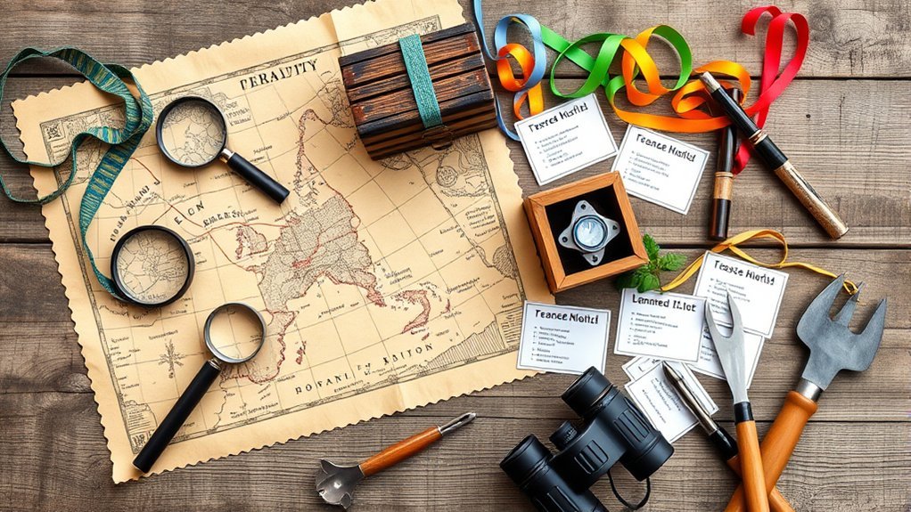 treasure hunt essential supplies