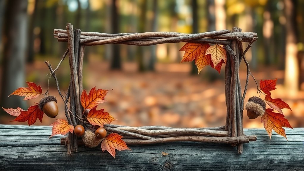 twig picture frame crafting