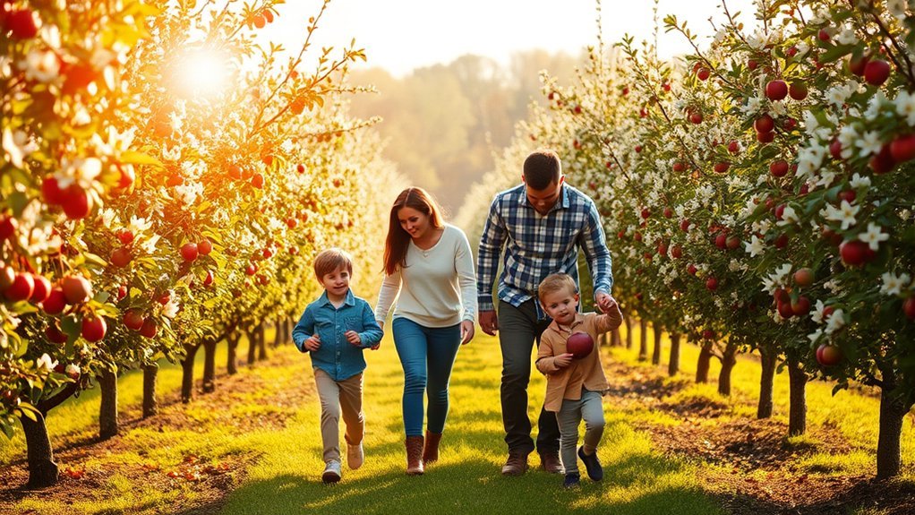 vibrant orchard photography opportunities