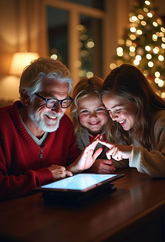 virtual family christmas joy