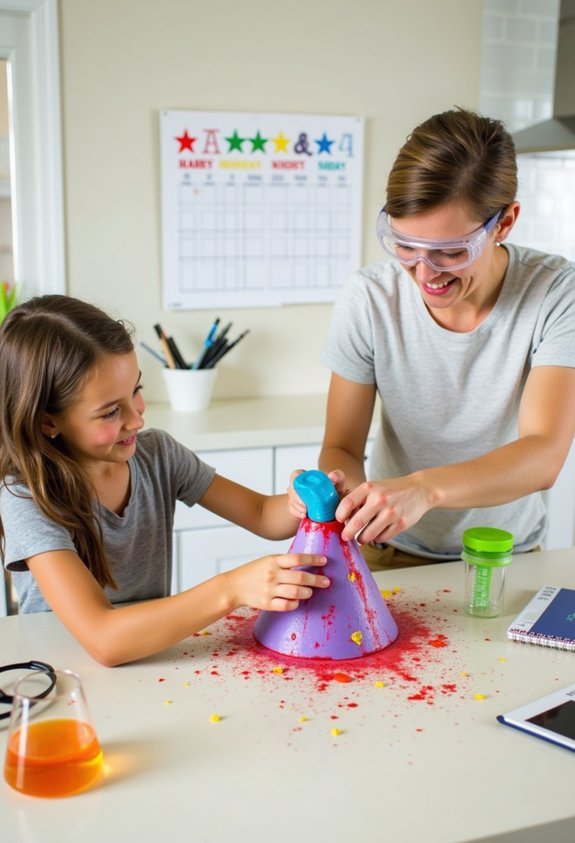 weekly family science routine