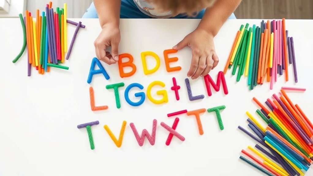 wikki stix letter creation