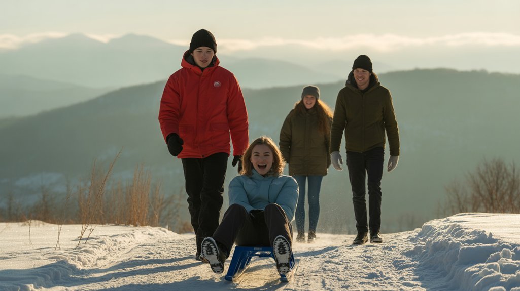 winter adventure with service