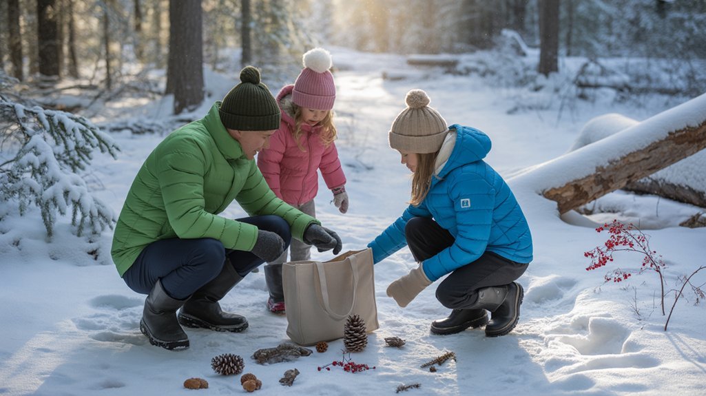 winter nature scavenger hunt