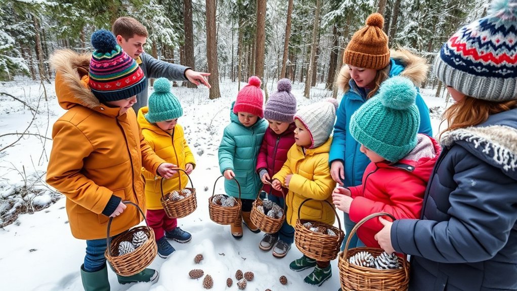 winter nature scavenger hunt