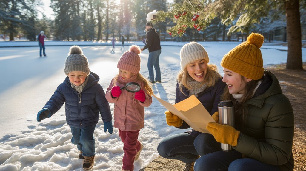 winter scavenger hunt adventure