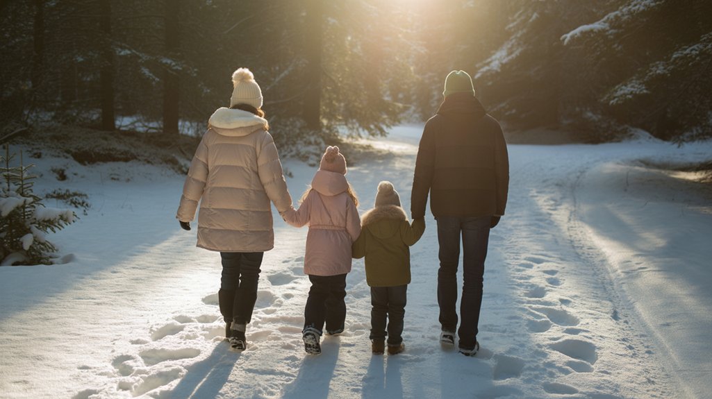 winter wildlife exploration together
