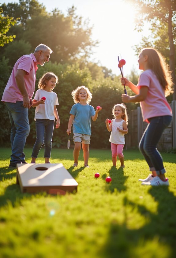 backyard fun and competition
