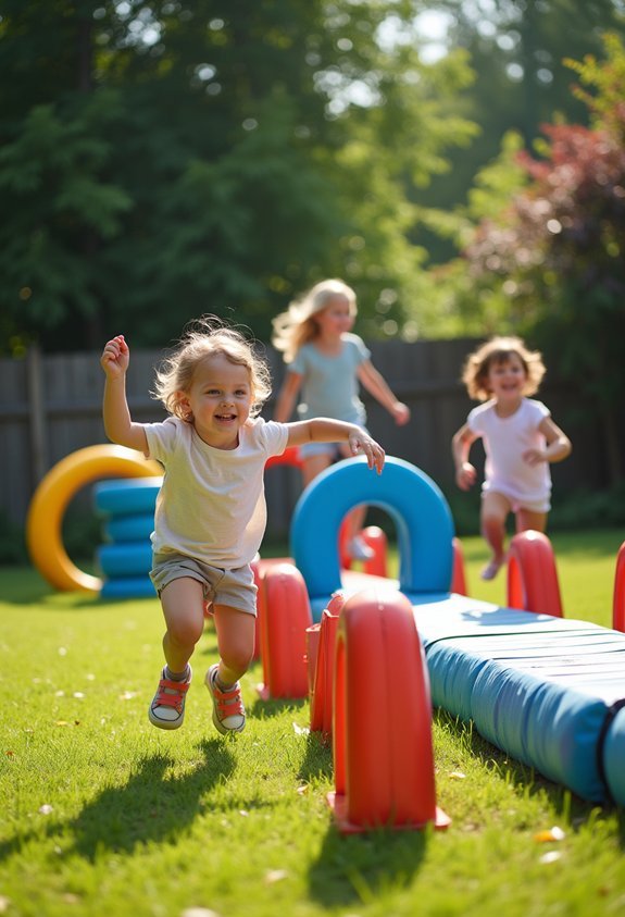 backyard obstacle course fun