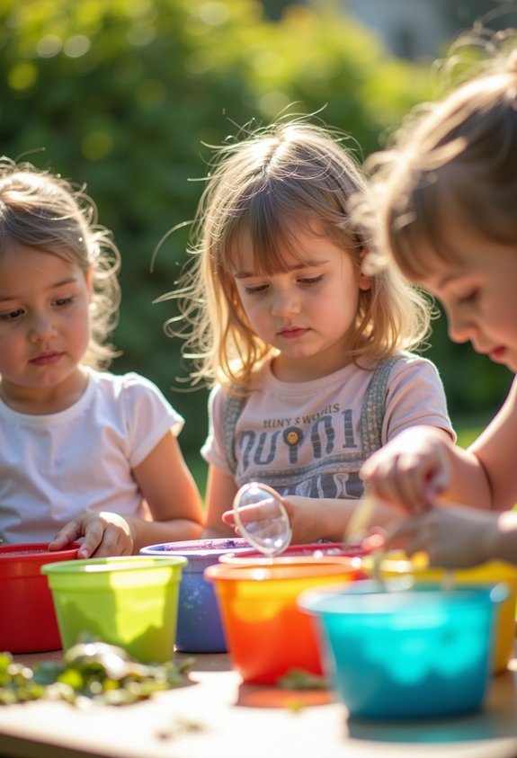 backyard science messy experiments