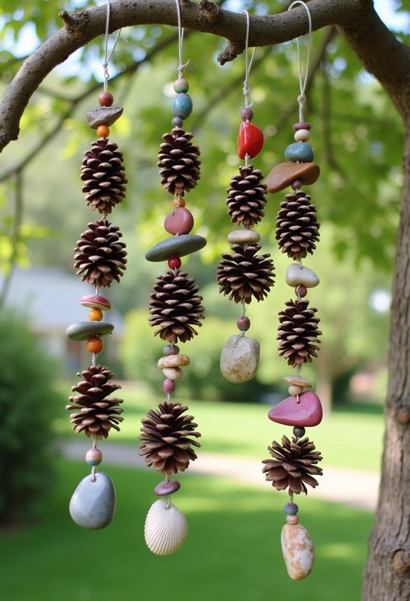 backyard wind chime creation