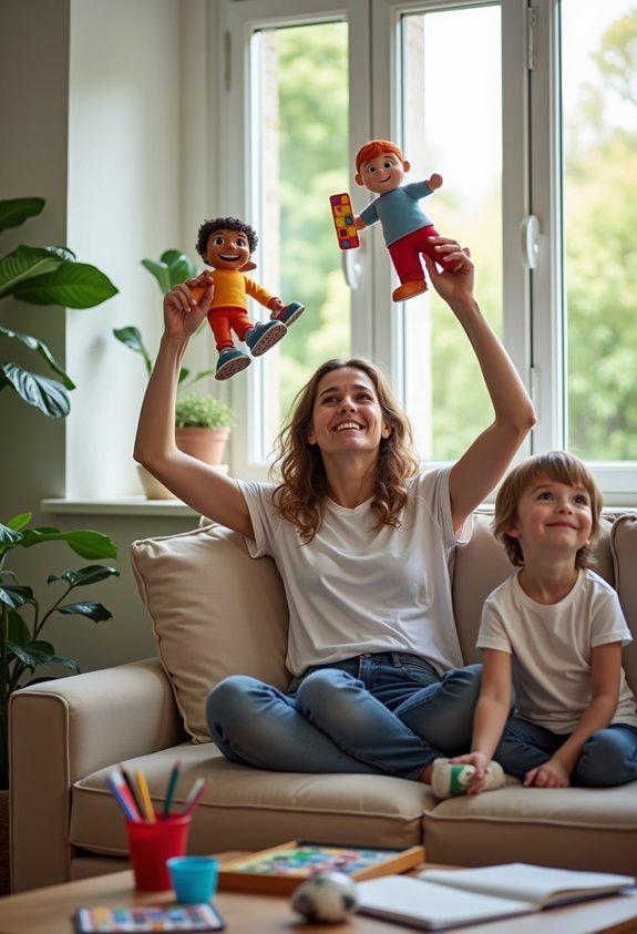 balancing parenting and entertainment