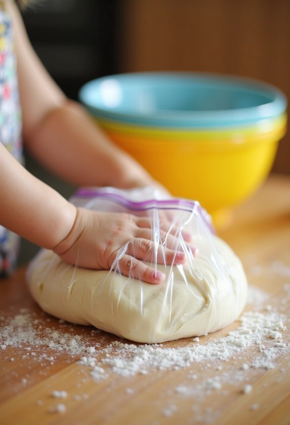 bread science with kids