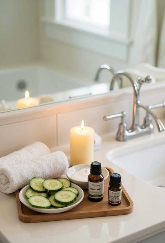 budget friendly home spa
