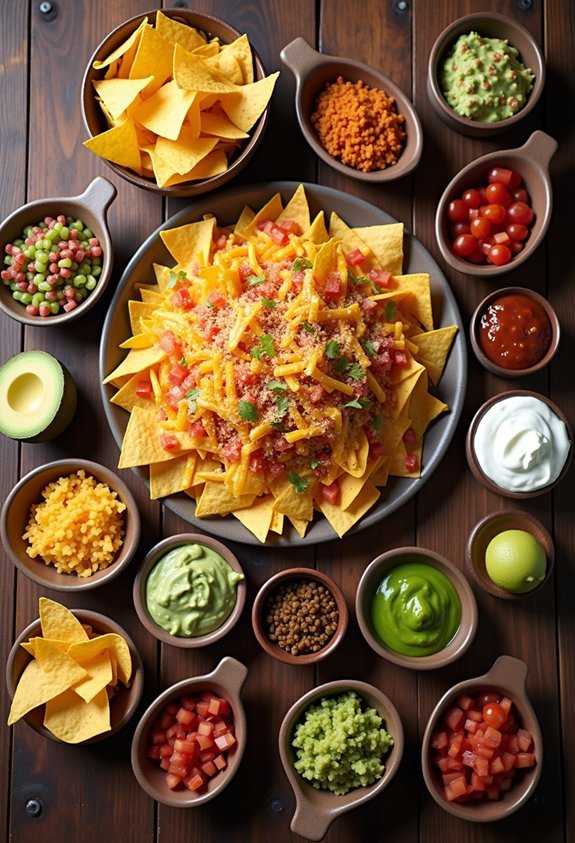 build your own nacho bar