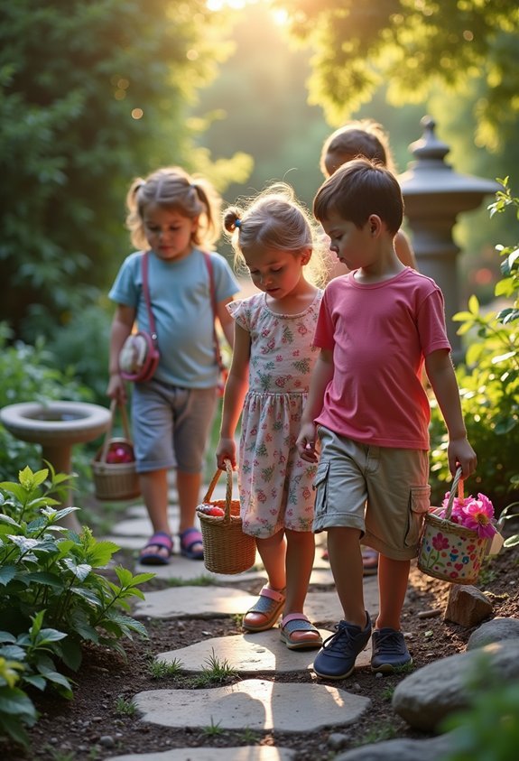 creative backyard treasure clues