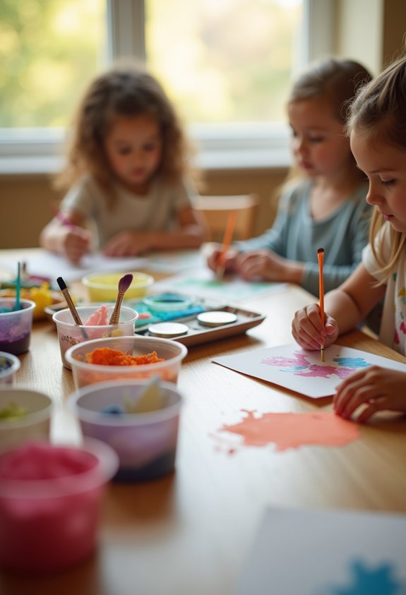 creative family art station