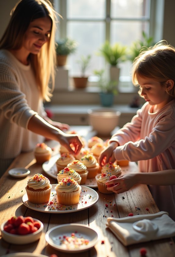 decorate cupcakes with creativity
