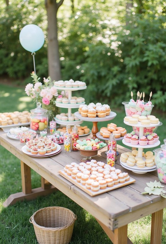 diy dessert treats station