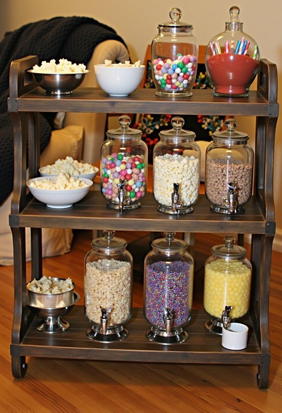 diy snack and drink station