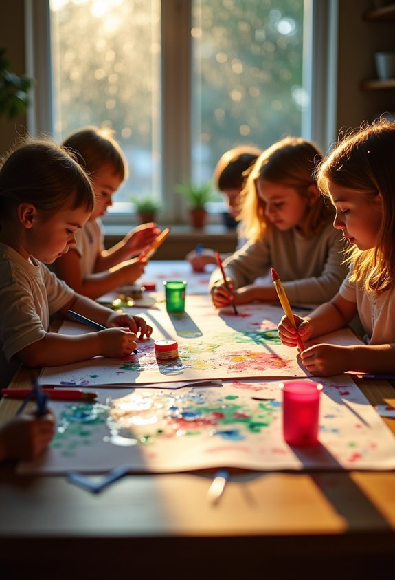 emergency family art session