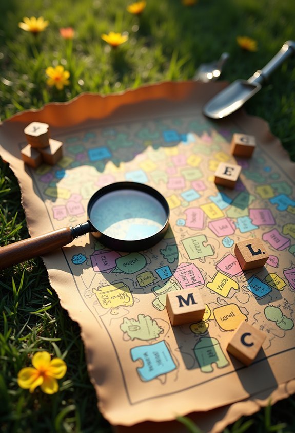engaging outdoor treasure clues