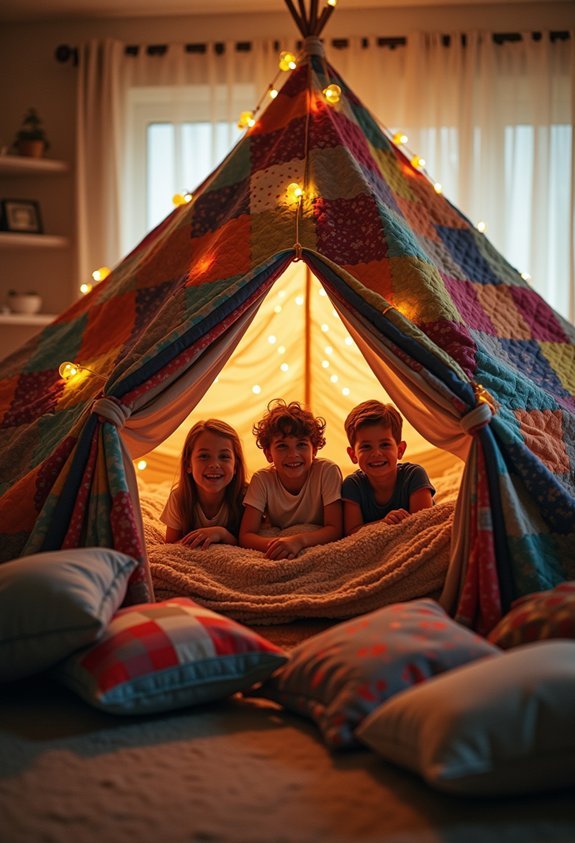 epic family blanket fort
