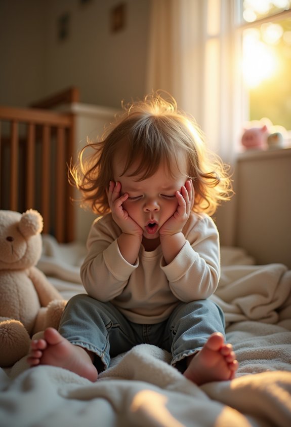 exhausted toddlers resist sleep