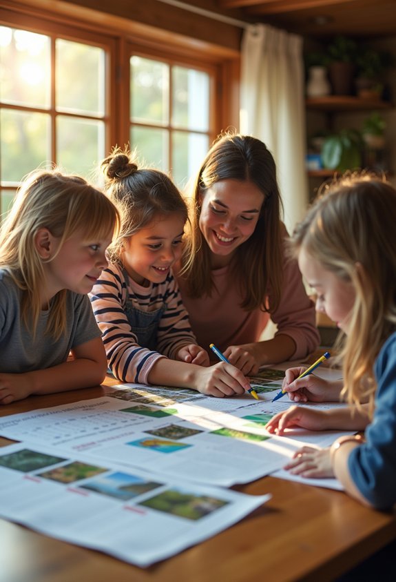 family adventure planning board