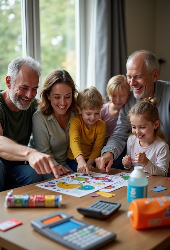 family budgeting game show